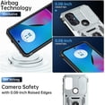 thumbnail image 5 of for Moto G-Play-2023-Case/Moto G Power 2022 Case/Moto G Pure Case,Sliding Camera Cover,-Grade Heavy Duty Cover with  Kickstand Protective Phone Case Grey, 5 of 7