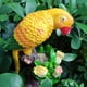 thumbnail image 4 of Figuritas de loros, estatuas, Mini artesanía de resina, suministros de jardín de hadas en miniatura Amarillo Zulema Paisaje de micro jardín, 4 of 8