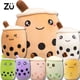 thumbnail image 4 of Peluche de taza de té con burbujas de leche de la familia Kawaii de 24/50 cm, bonito animal de peluche con sabor a frutas, almohada con forma de bebida para abrazos, decoración del hogar para niños, 4 of 5