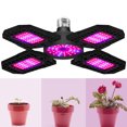 thumbnail image 4 of Luz Led De Crecimiento De Plantas De Cuatro Aspas Luz De Planta De Espectro Azul Rojo Plegable Luz De Crecimiento De Plantas De Aluminio Ajustable Para Interiores Con Portalámparas E27 seitruly HA027783-02, 4 of 5