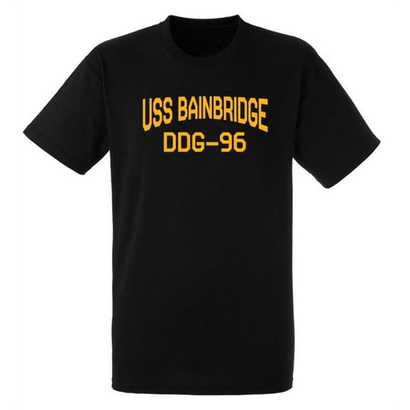 USS Bainbridge DDG-96 Arleigh Burke Destroyer Naval Warship Short Sleeve Tee Shirt