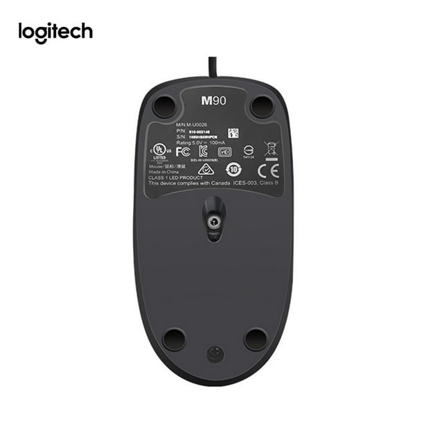 Logitech M90 Souris Filaire USB, Suivi Optique 1…