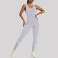 thumbnail image 1 of WILLBEST Mono de Entrenamiento para Mujer, de Manga Larga, con Cremallera Frontal Y Espalda Descubierta, Elástico, Deportivo, para Yoga, Running, Ropa Informal Cómoda. Chica, 1 of 8