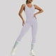 thumbnail image 1 of WILLBEST Mono de Entrenamiento para Mujer, de Manga Larga, con Cremallera Frontal Y Espalda Descubierta, Elástico, Deportivo, para Yoga, Running, Ropa Informal Cómoda. Chica, 1 of 8