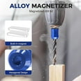 thumbnail image 5 of Magnetic Bit Holder, Alloy Magnetic Screw Ring Sleeve with Built-in Magnet for Holding Screws, Fits Drill Drivers & Screwdrivers for DIY, Woodwork, PC Repair, 5 of 9
