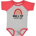 thumbnail image 3 of Inktastic Mimi and Pop Love Me Girls Granddaughter Rainbow Girls Baby Bodysuit, 3 of 5