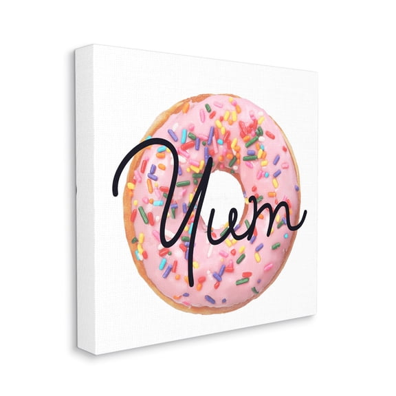 Stupell Industries Yum Sprinkle Donut, 30 x 30,Design by Daphne Polselli