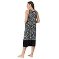 thumbnail image 4 of Layla Women’s Sleepwear 44" Midi Knit Nightgown, Sizes XS-5X, 4 of 8