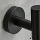 thumbnail image 3 of 2 ganchos para toallas de baño, soporte para bata, montaje en pared, ganchos de pared resistentes, gancho para abrigos de acero inoxidable, puerta de armario para baño y dormitorio, 3 of 5