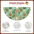 thumbnail image 5 of Balery Christmas Donuts Printed Christmas Tree Skirt , Merry Christmas Party Christmas Tree Decoration,Adjustable Tree Skirt-30", 5 of 8