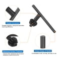 thumbnail image 4 of Chuck Key 6mm 12 Teeth for 1.5-13mm Drill Chuck Black 4pcs, 4 of 7