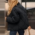 thumbnail image 4 of Manteaux Longs pour Femmes, Parka Décontractée à Col Montant, Manches Longues, Veste Longue pour Femmes, 4 of 8