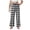 Sleep pant43-Black, variant on Kids Grid Print Pajama Pants Soft Micro Fleece Lounge Pants Drawstring & Pockets Unisex Sleepwear,Sizes 18 Years