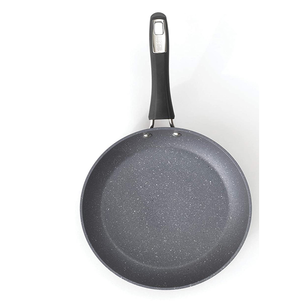 Bialetti Impact 12 Inch Nonstick Heavy Gauge Saute Fry Pan Oven Safe Gray Walmart