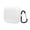 White, variant on Earbud Silicone Case Full Body with Carabiner, for Headsets Music Equipment Protector Protective Sleeve