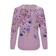 thumbnail image 4 of Long Sleeve Tops O Neck Loose Pullover Women Graphic Sweatshirts Comfy Retro Tops Daily Tops Tunic Sweatshirts, 4 of 5