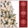 thumbnail image 4 of National Tree Company 9 ft. Pre-Lit Acacia Artificial Christmas Tree with 500 Lights, Slim Profile, Flocked Hinged Branches, 4 of 9