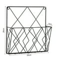 thumbnail image 5 of Hesroicy Wall Shelf Modern Style Space-saving Chic Grid Design Wall Mounted Magazines Storage Rack for Home, 5 of 8