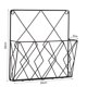 thumbnail image 5 of Estante de pared Hesroicy de estilo moderno, ahorra espacio, diseño elegante de cuadrícula, revistero montado en la pared para el hogar., 5 of 8