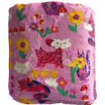 thumbnail image 3 of The Big One Oversized Plush Pink Kitty Cats Throw Blanket - 5ft x 6ft, 3 of 4
