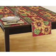 Sunflower 5-piece Runner and Placemat Set