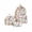 White, variant on Large Capacity Backpack with Lunch Box Set, Cute Floral Backpack 3-in-1 Lightweight Lunch Bag and Pouch 2026 Back to School Backpack