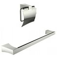thumbnail image 1 of Chrome Plated Toilet Paper Holder With Single Rod Towel Rack Accessory Set AI-13329, 1 of 5