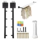 thumbnail image 1 of Tendedero Plegable para Ropa Pared con 40 Clips y Cuerda de 20M Ajustable Tendedero Abatible para Exterior e Interior Estante de Secado Pared para Colgar Ropa en Balcón Baño Jardín 4 Líneas, 1 of 7