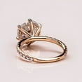 thumbnail image 6 of SOLITAIRE JEWELS 2CT Round Cut Moissanite Hidden Halo Engagement Ring Solid 10K Yellow Gold, 6 of 6