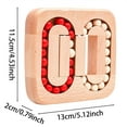 thumbnail image 2 of Rotating Fingertip Toy Wood Puzzles Cube Brain Teaser Finger Puzzle Handheld Stress Game for Kids Adults, 2 of 3