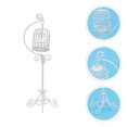 thumbnail image 3 of 1PC Mini House Birdcage with Bracket Decor Mini Outdoor Scene Model Accessories, 3 of 8
