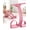 Pink, variant on Multifunction Pedal Resistance Band Trainer, 8 Tubes, Detachable Adjustable Foot Pedal – Portable Home Gym Full Body Workout for Arms, Legs, Abs, Glutes