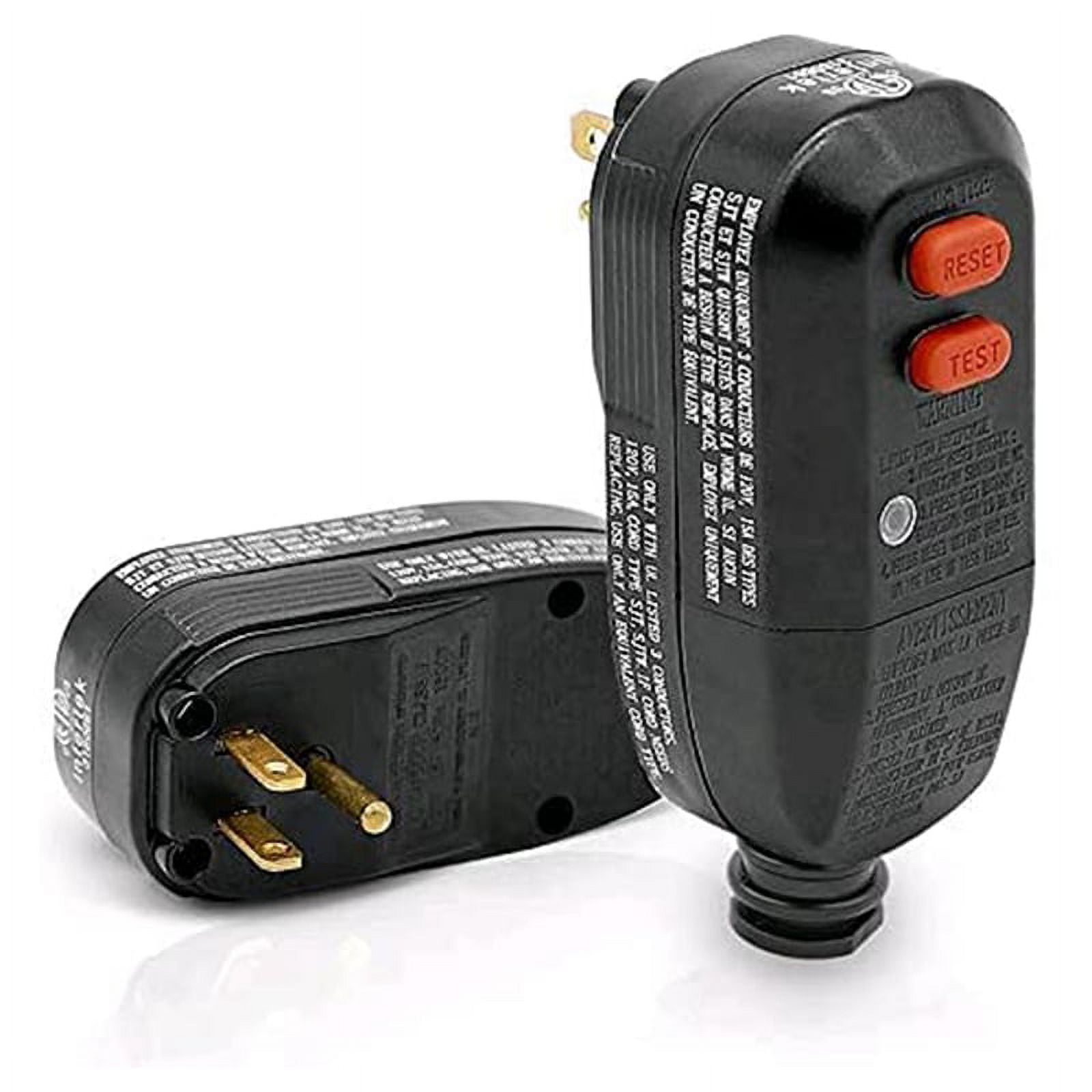 GFCI Replacement Plug Assembly 3-Prongs 15A 3-Wires with