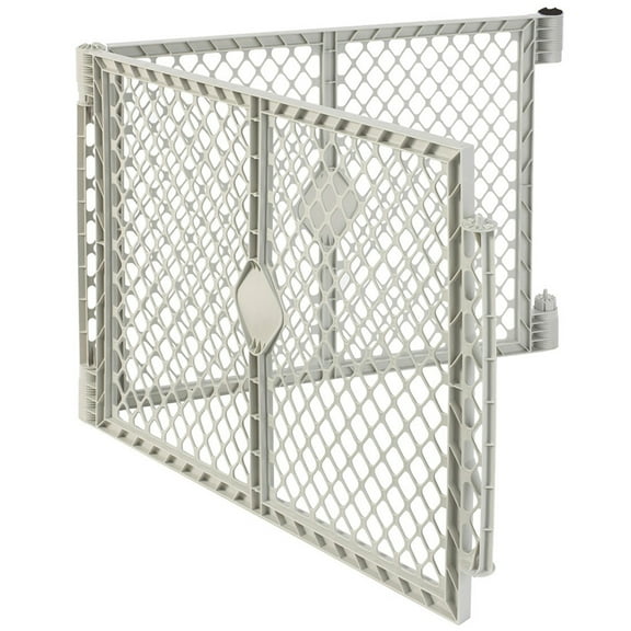 North States MyPet Gray Two-Panel Petyard Extension for Dog Playpen