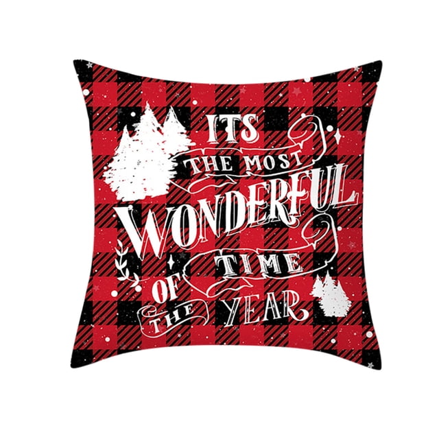 Teissuly Home Christmas Decor Cushion Cover Survived Family Pillowcase Throw Pillow Cover Teissuly WER202312131254