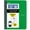 Green, variant on Five Star Composition Book Plus Study App, College Ruled, 80 Sheets, Poly, 7.5" x 9.75", Black