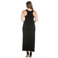 thumbnail image 3 of 24/7 Comfort PlusWomen's Plus Size Racerback Maxi Dress, 3 of 3