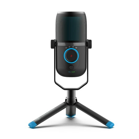UPC: 0812887019330 | JLab Audio Talk USB Microphone with Optional Cardioid  Omnidirectional  Stereo  Bidirectional Signatures  Volume  Gain Control  Quick Mute and Plug and Play USB-C Output – 96k Sample Rate