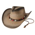 thumbnail image 5 of jiaxiM Straw Cowboy Hats for Women and Men Wide Brim Woven Cowboy Hat Western Cowgirl Hats Women for Country Concert Outfits, 5 of 5