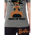 thumbnail image 4 of Mattel Barbie Womens' Halloween Trick Or Treat Witch Sleep Pajama Set, 4 of 6