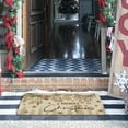 thumbnail image 4 of Merry Christmas Door Mat Outdoor for Front Door,Xmas Tree Pine Ornament Snowflake Holiday Welcome Doormat,Winter Floor Rugs for Indoor Porch Entrance Farmhouse Decor 30" x 17", 4 of 6