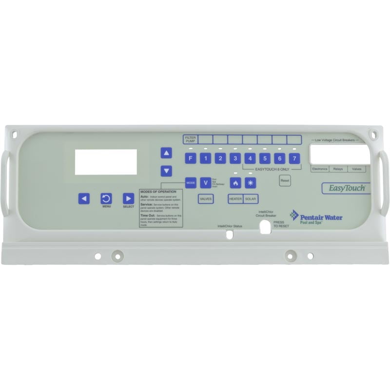 pentair control panel pentair control panel