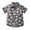 Navy, variant on PINQI Kids Hawaiian Shirt Toddler Boys Button Down Shirt Short Sleeve Tropical Shirts Summer Beach Shirt for Boys Vacation Clothes