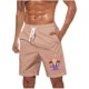 thumbnail image 1 of Pantalones Cortos Casuales para Hombre Imprimir con Bolsillos Pantalones de Playa de Cintura Elástica, Pantalones Cortos de Cintura Elástica para Hombre, 1 of 5