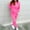 Pink, variant on successthop Womens Sweatsuits 2 Piece Sets Solid Color Hoodie Long Sleeve Sweatshirts and Jogger Sweatpants Casual Comfy Outfits Activewear Tracksuit Jogging Suits Sweatsuits