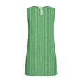 thumbnail image 7 of Xdegoge Sundresses for Women Loose Fit A-Line Sleeveless Crewneck Casual Dresses Vertical Striped Mini Dress for Summer Beach Holiday Vacation Wear, 7 of 7