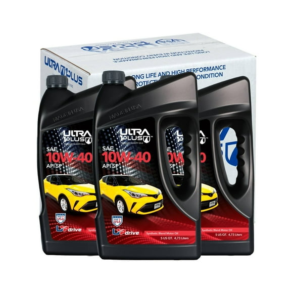 Ultra1Plus SAE 10W-40 Mezcla Sintético Aceite Motor Gasolina API SP 14.19L