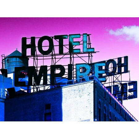 Rooftop, Hotel Empire, Footsteps of Gossip Girls in NYC, Upper West Side of Manhattan, New York Print Wall Art By Philippe