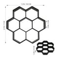 thumbnail image 4 of Masteelf Paving Stone Mold DIY Geometric Hexagon Shaped Cement Floor Mold Reusable Stepping Stones Walk Maker Mold for Patio, 4 of 10
