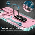 thumbnail image 4 of Dteck for iPhone 16e Case with Camera Protection Sliding Cover + Lanyard, Military Grade Drop Protection Rugged Shockproof Cover with Kickstand 6.1 inch 2025,Pink Mint, 4 of 9